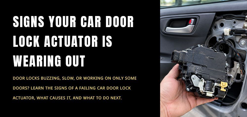 Signs Your Car Door Lock Actuator Is Wearing Out