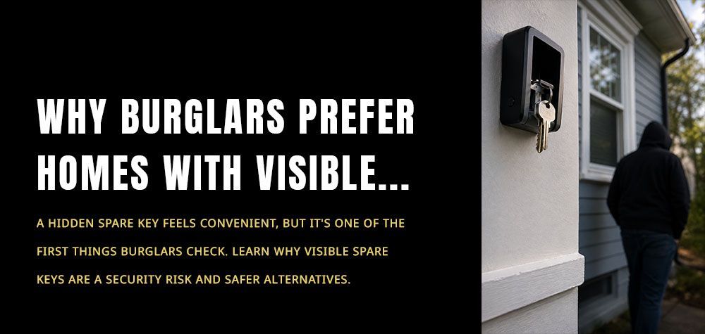 Why Burglars Prefer Homes With Visible Spare Keys