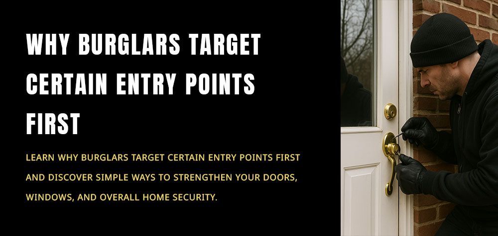 Why Burglars Target Certain Entry Points First