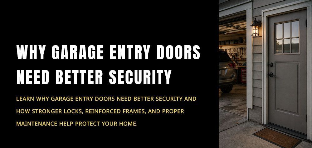 Why Garage Entry Doors Need Better Security