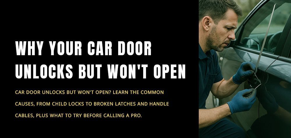 Why Your Car Door Unlocks but Won't Open