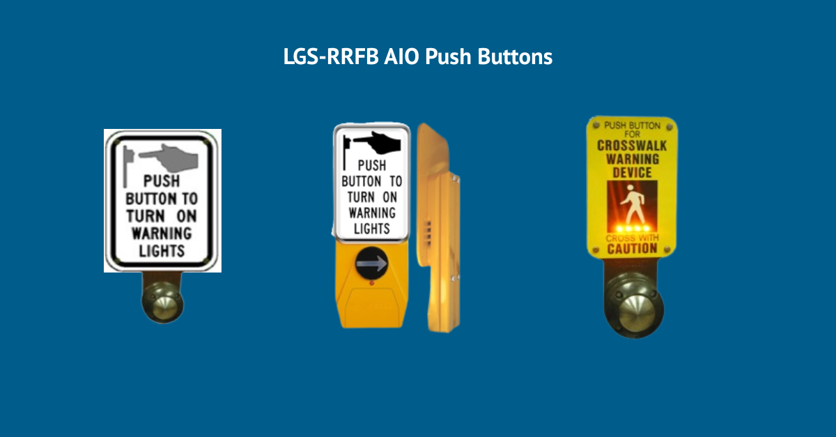 Push button options for a LightGuard Systems RRFB system