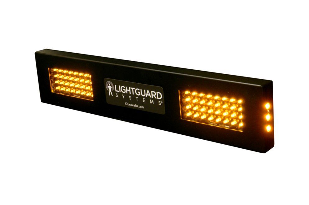 Photo of LightGuard's RRFB Beacon