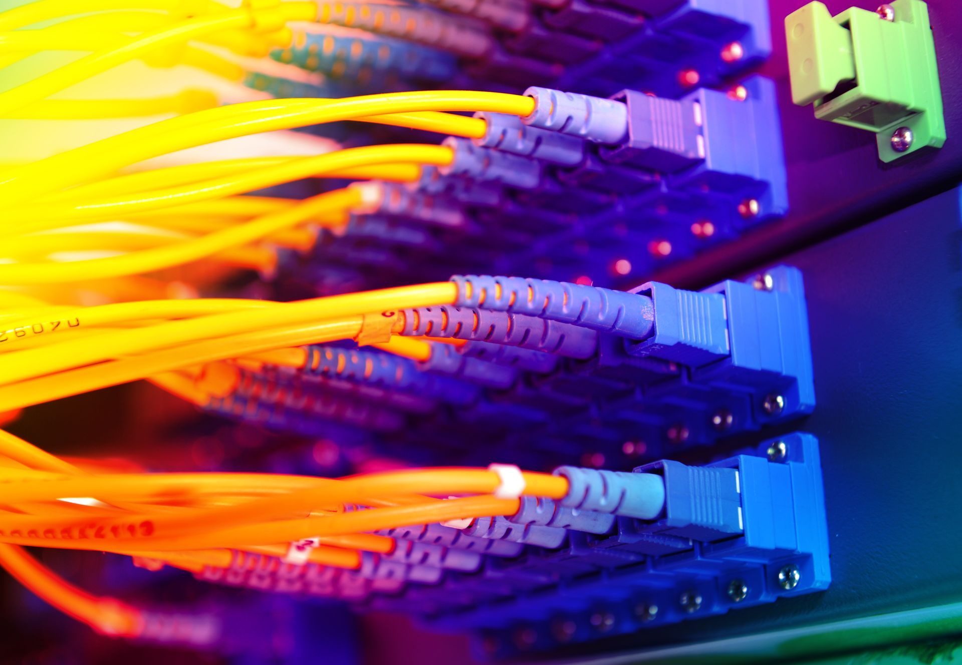 servers and hardwares in an internet data center