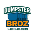 A logo for Dumpster Broz dumpster rental