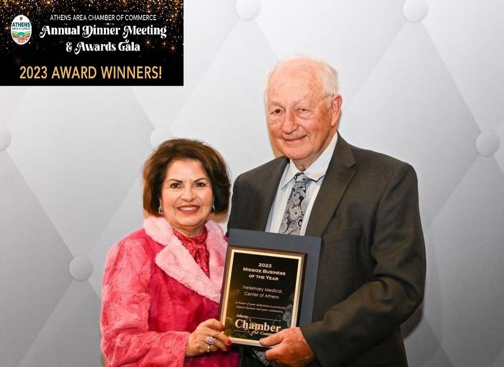2023 Award Wiiner - Athens, Tx - Veterinary Medical Center of Athens