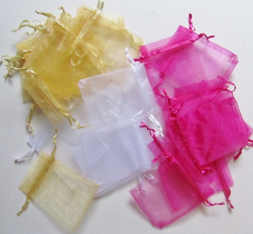 ORGANZA ZAKJE - WIT