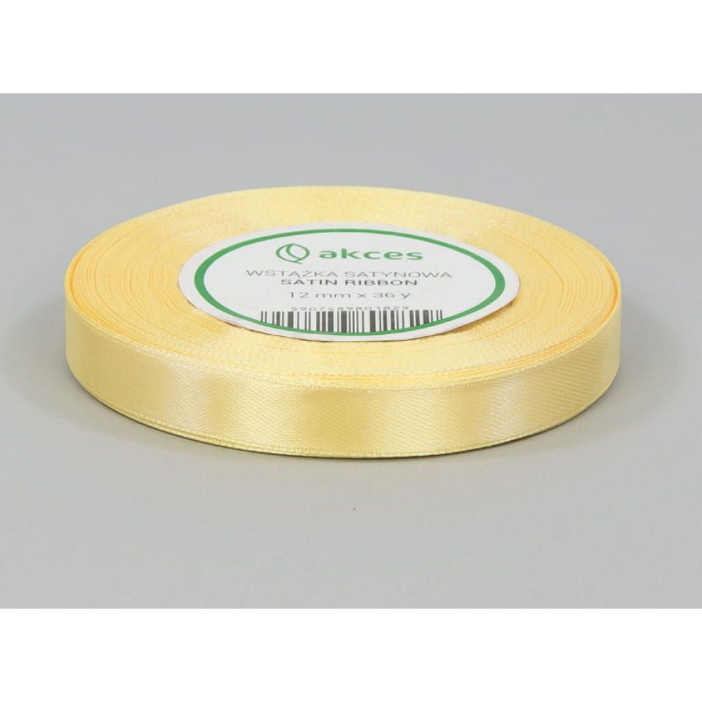 KOOPJE - SATIJN LINT - GEEL - 33 METER - 1 EURO