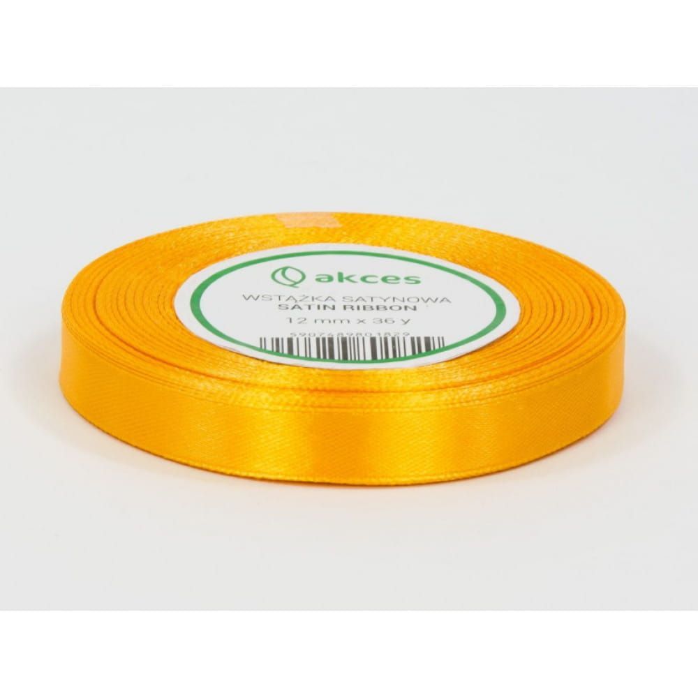 KOOPJE - SATIJN LINT - ORANJE  - 33 METER - 1 EURO