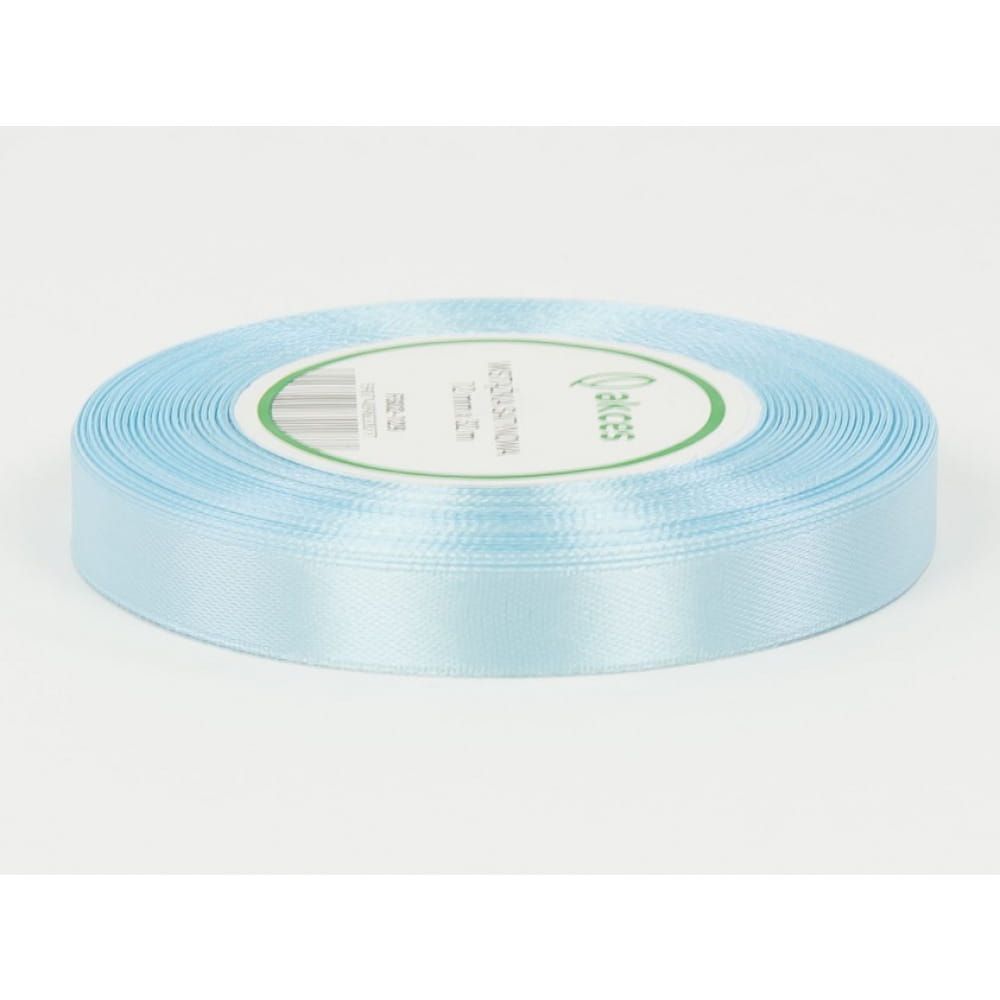 KOOPJE - SATIJN LINT - LICHT BLAUW - 33 METER - 1 EURO