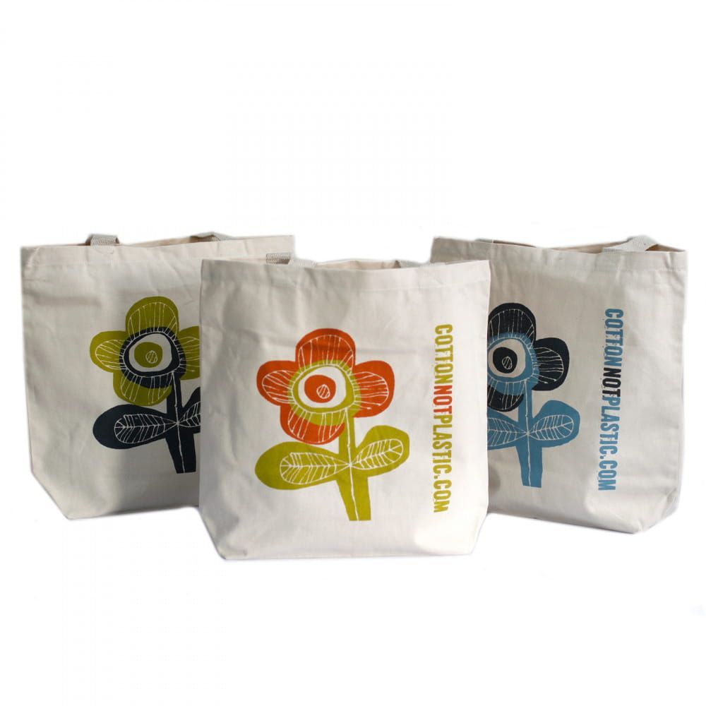 SHOPPER - BLOEM - COTTON NOT PLASTIC  (4)