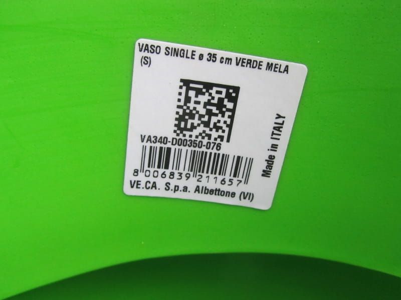 VECA - VASO SINGLE (Winkelprijs 60,00) BIJ SIBBELS 19,50