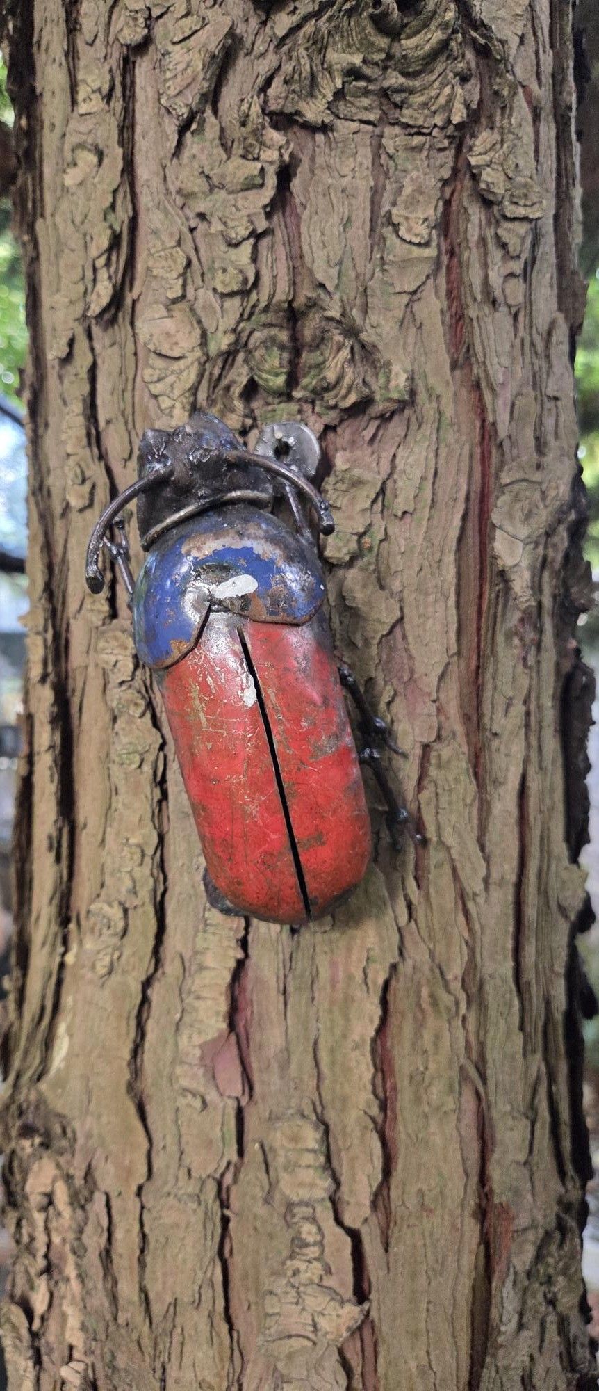KEVER - HAND MADE - STREET ART - FAIRTRADE - BLAUW