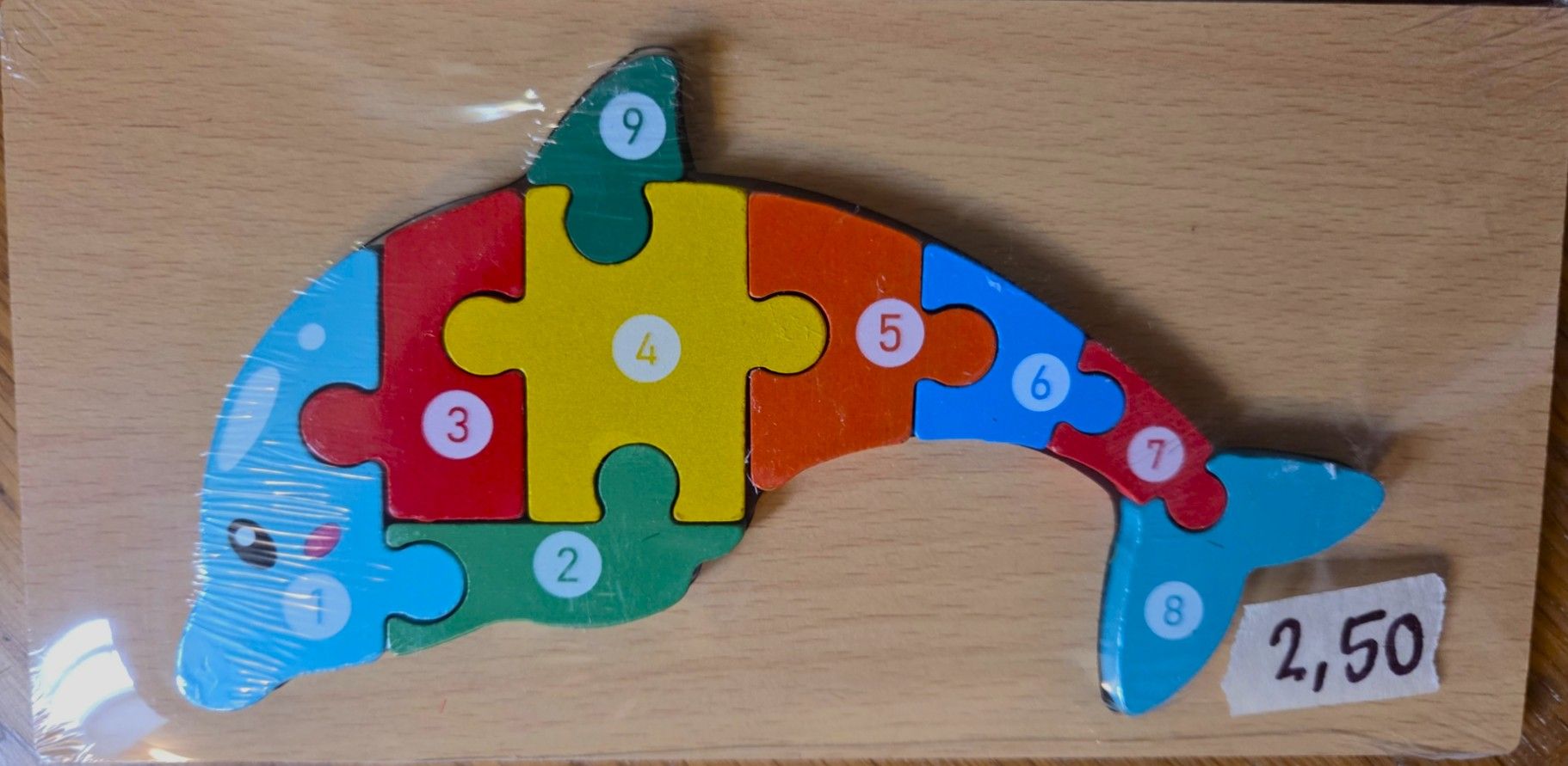 PUZZELTJE - CIJFERS - DOLFIJN