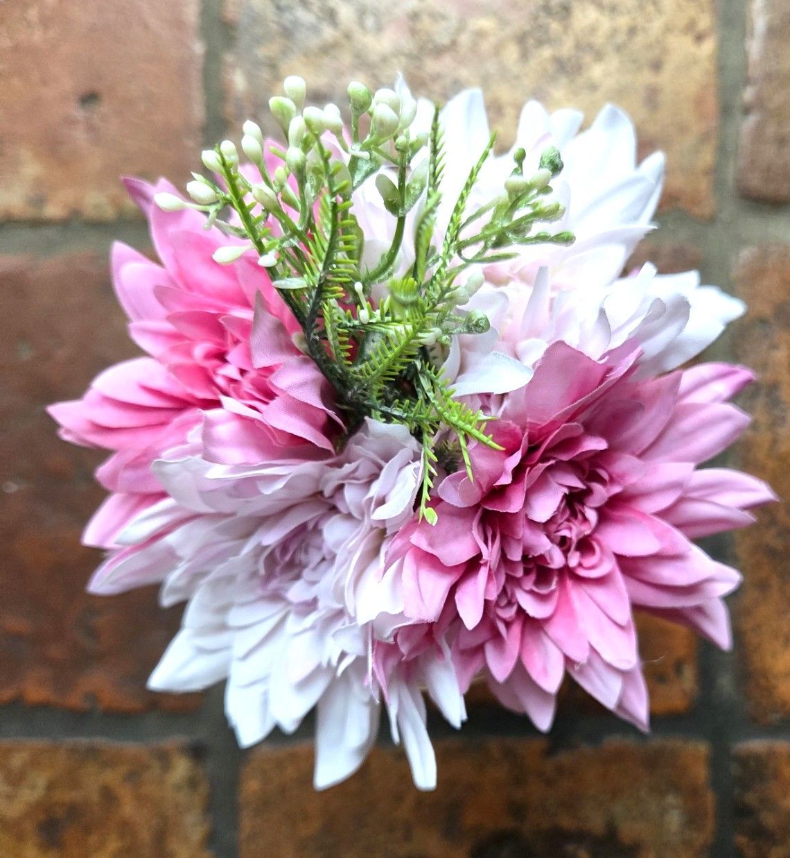 BOEKETJE - KUNST - DAHLIA  (2)
