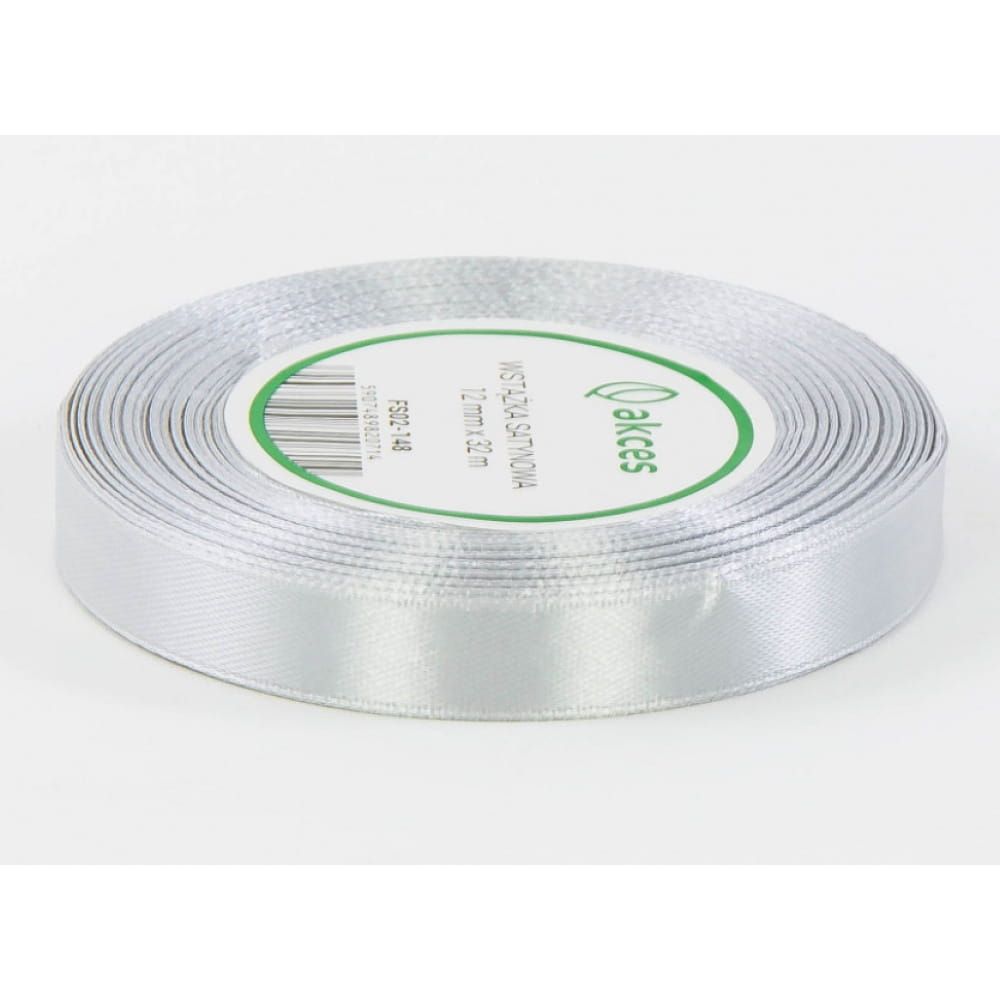 KOOPJE - SATIJN LINT - ZILVER - 33 METER - 1 EURO