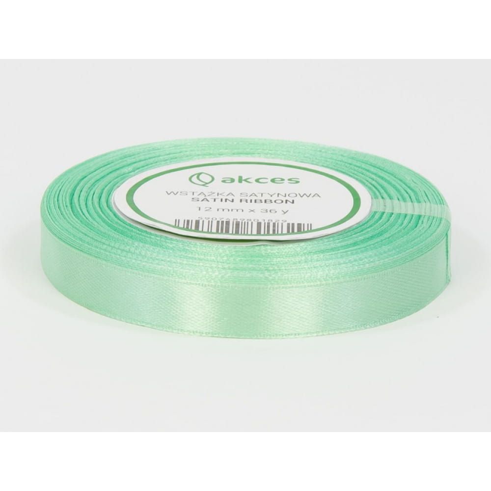 KOOPJE - SATIJN LINT - GROEN - 33 METER - 1 EURO