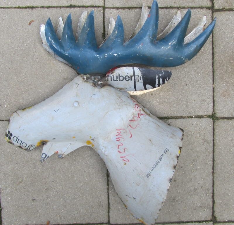 ELAND - WANDDECORATIE - STREET ART - HANDMADE