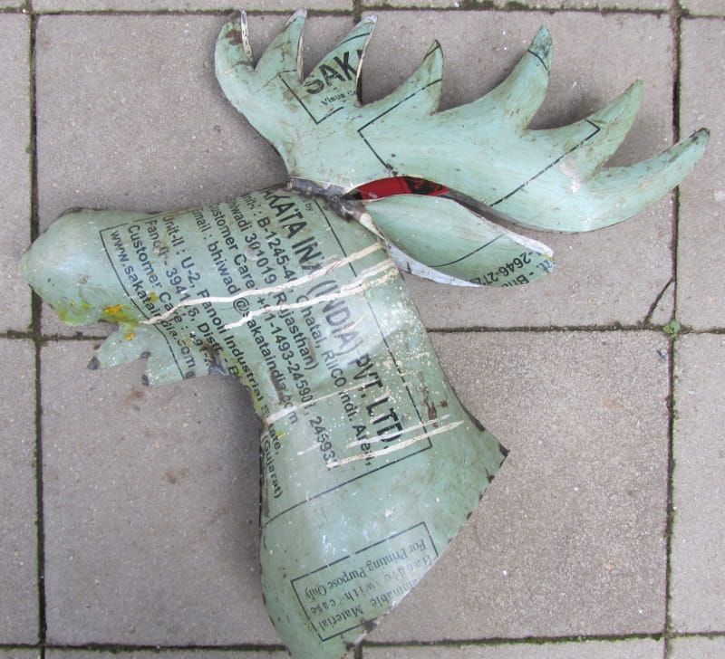 ELAND - WANDDECORATIE - STREET ART - HANDMADE (1)
