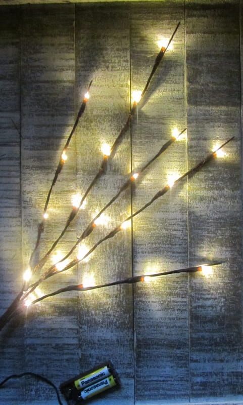 TAKKEN MET LED LICHTJES - WIT