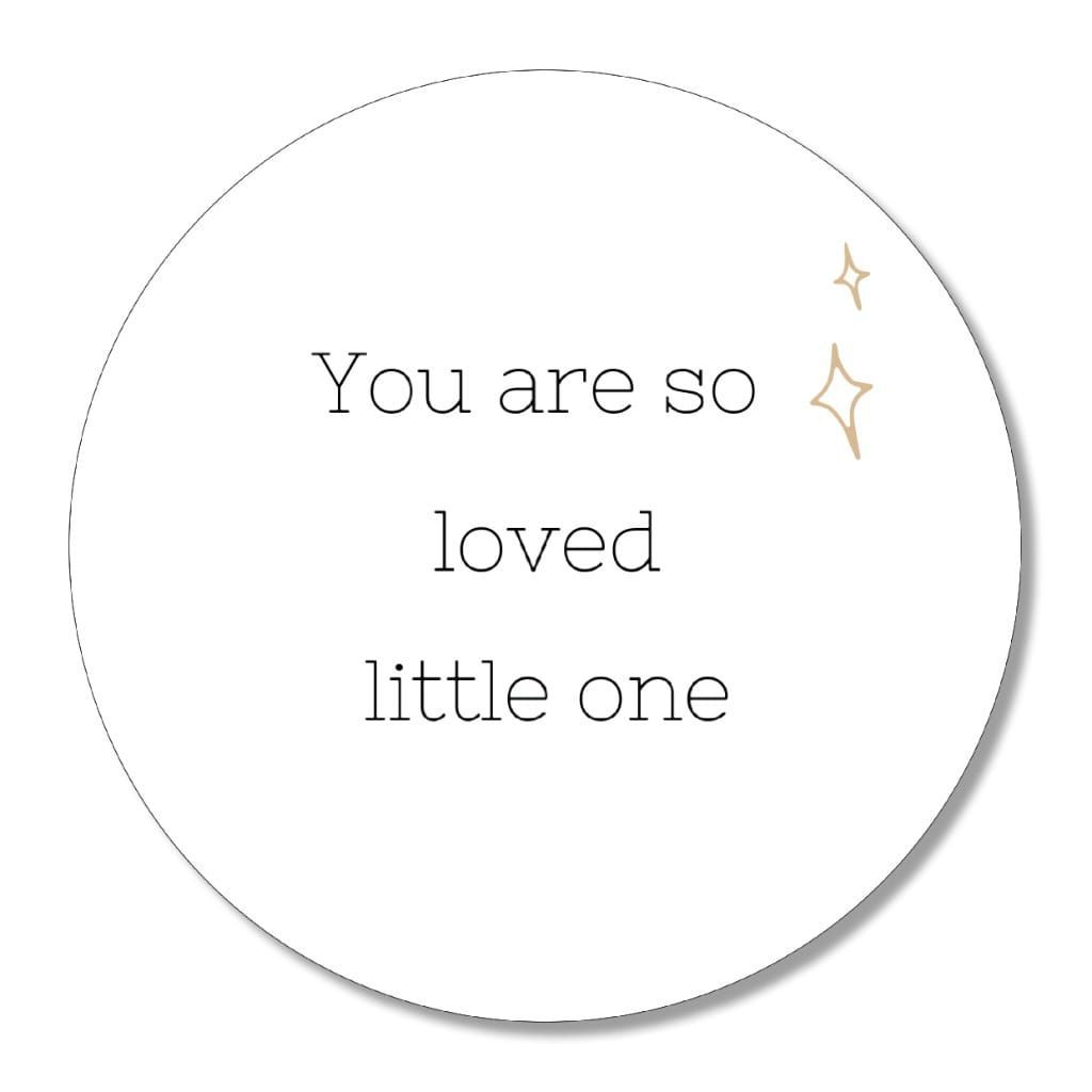 LEUK KADOOTJE NODIG..? WANDBORDJE - YOU ARE SO LOVED....
