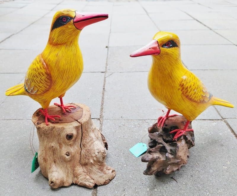 CHINESE WIELEWAAL - HOUT - HANDMADE