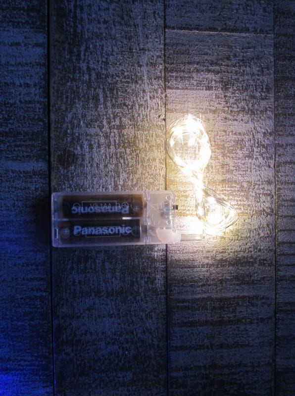 LED SNOERTJE OP BATTERIJ - WARM WIT