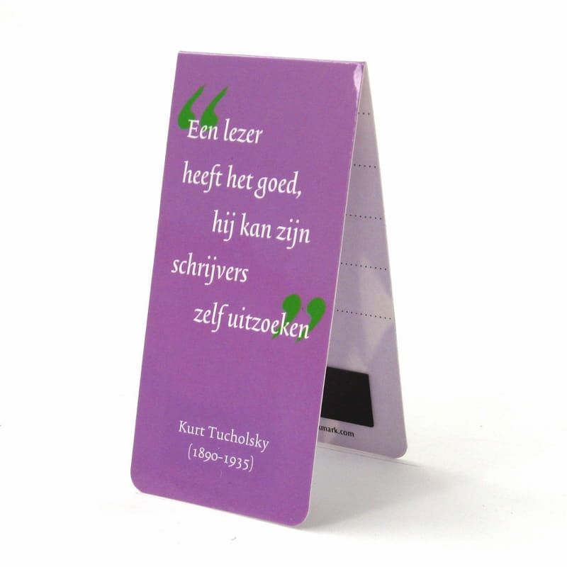 BOEKEN LEGGER MET MAGNEET  - EEN LEZER HEEFT HET GOED....