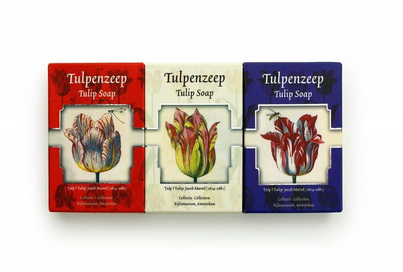 TULPEN ZEEPJES - SET 3 STUKS - MET EEN VLEUGJE KUNST