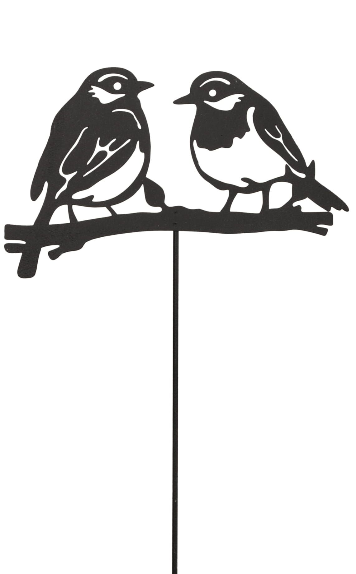 VOGELTJES OP STEKER - ZWART METAAL