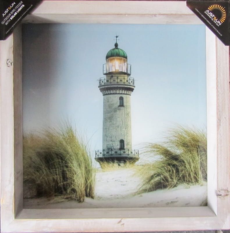 JUST SUN - TUIN WAND DECORATIE - VUURTOREN MET LED