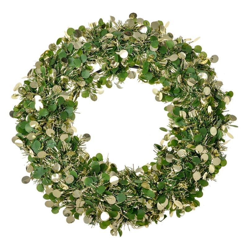 CLAYRE & EEF - KRANS  - GROEN GOUD
