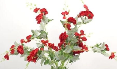BLOEMEN STEEL KUNST - ROOD