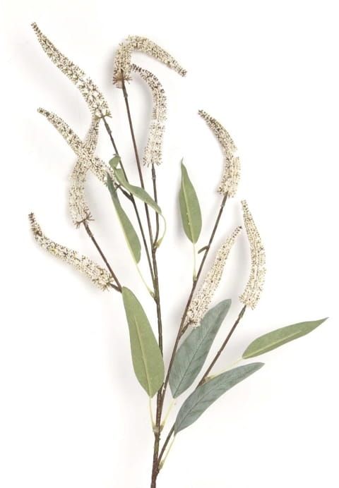 TAK KUNST MET BLOEM AREN - WIT