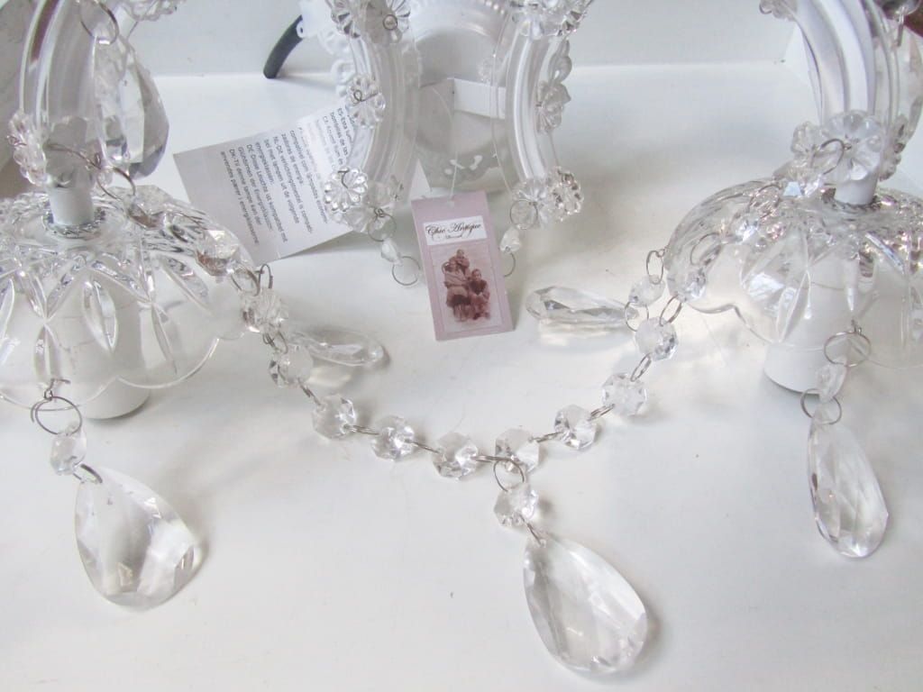 CHIC ANTIQUE - DEENS DESIGN - BLING WANDLAMPJES