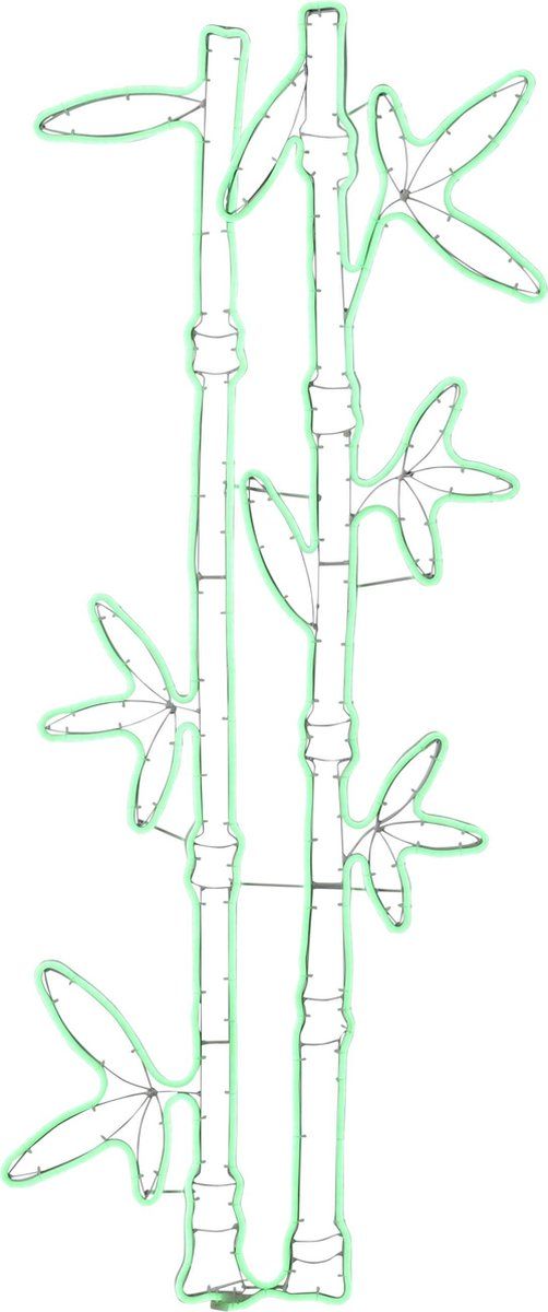 NEON VERLICHTING - BAMBOE SILHOUETTE - BUITEN & BINNEN 122,5 CM.