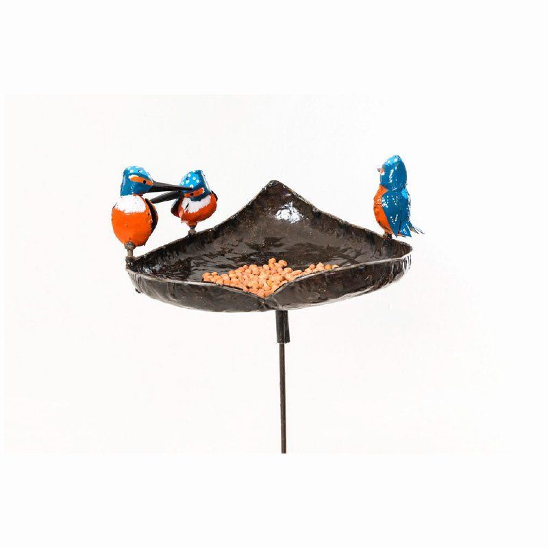 VOGEL WATERBAK - IJSVOGEL - STREETART HANDMADE - FAIRTRADE
