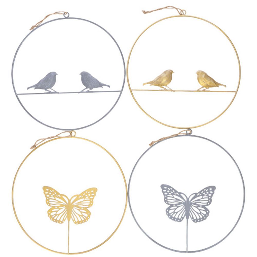 OPRUIMING - VOGELTJE & VLINDER - HANG DECORATIE (4) NU 4 EURO