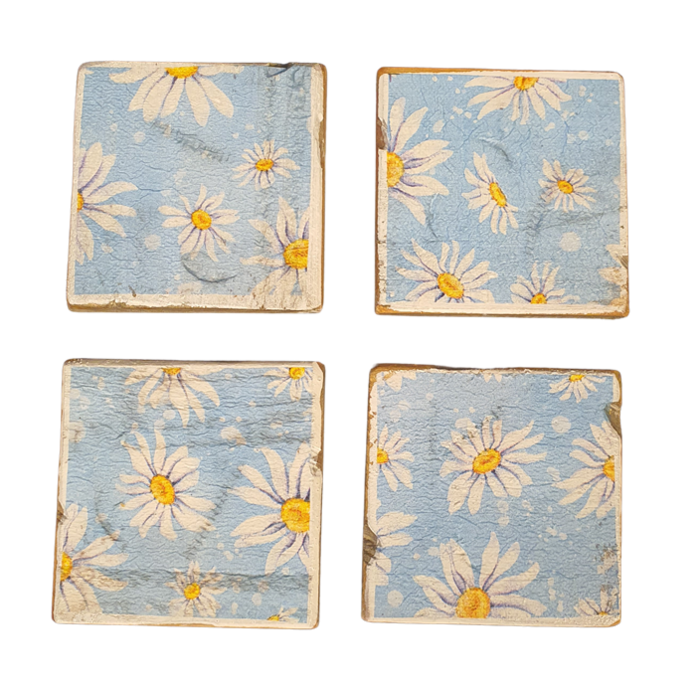 DUTCH MOOD - ONDERZETTERS - KLEUR - MARGRIETJES