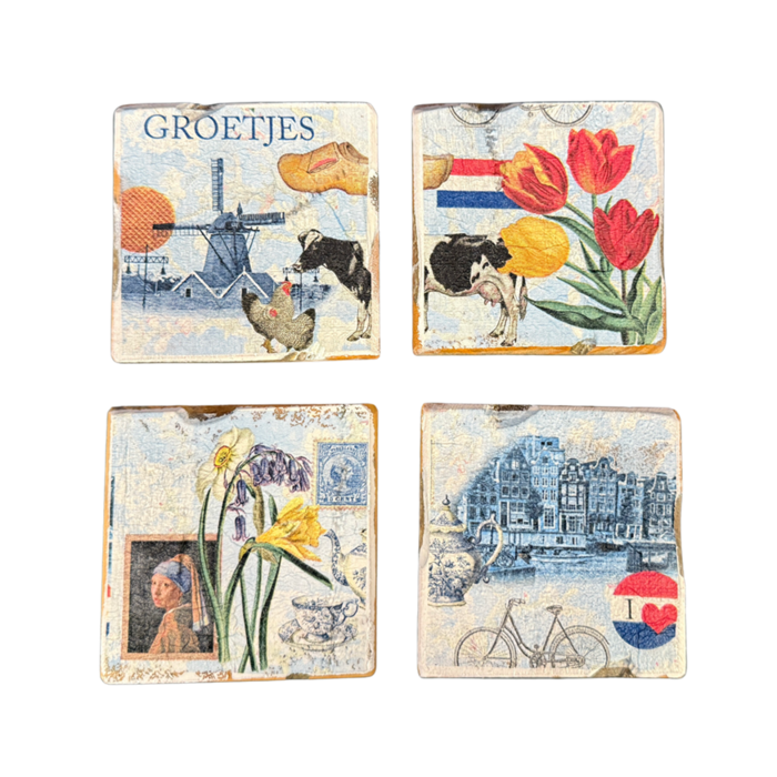 DUTCH MOOD - ONDERZETTERS - KLEUR - HOLLAND
