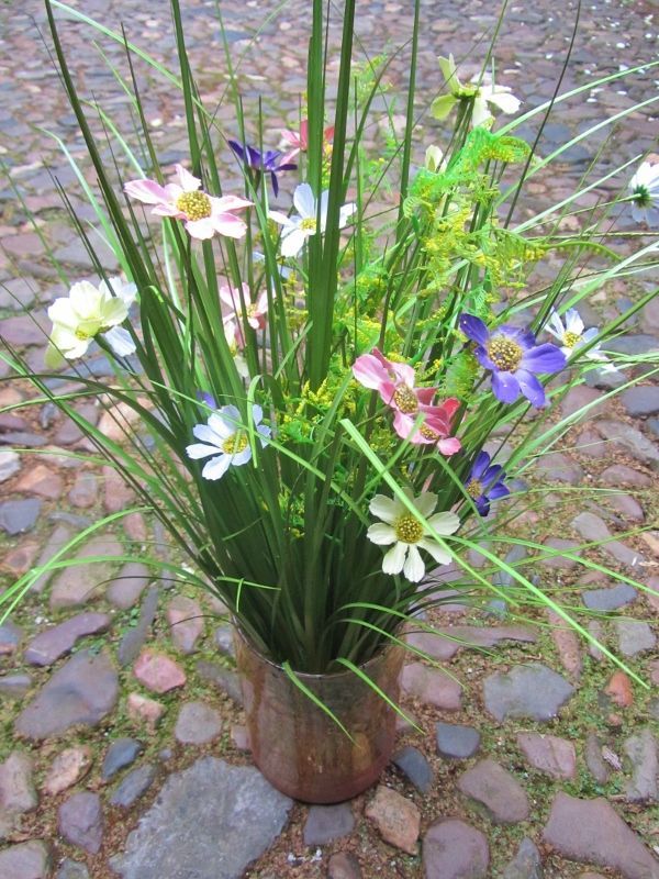 OPRUIMING - PRACHTIG KUNST VELD BOEKET - 39,50 NU 24,50