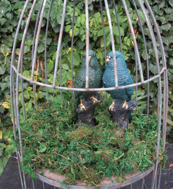 GROTE METALEN DECORATIE KOOI
