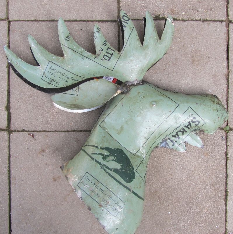 ELAND - WANDDECORATIE - STREET ART - HANDMADE (1)