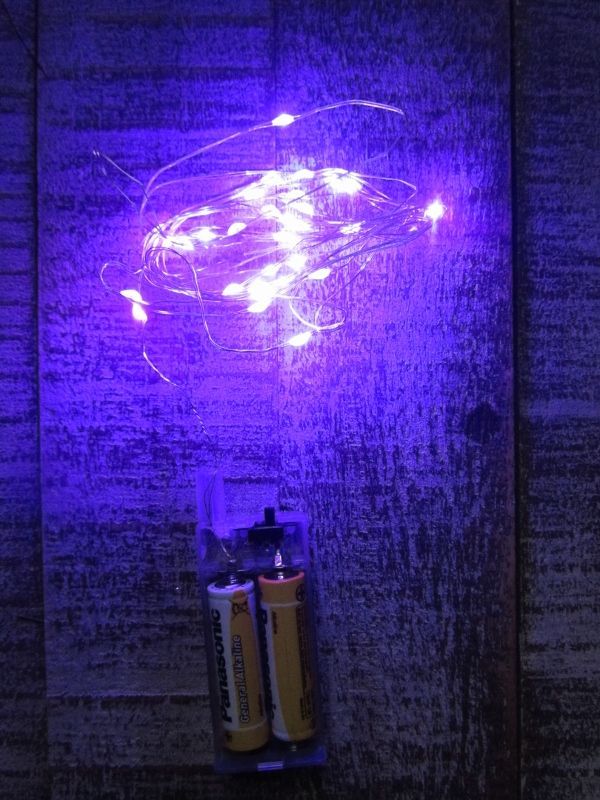 LED SNOERTJE OP BATTERIJ - PAARS