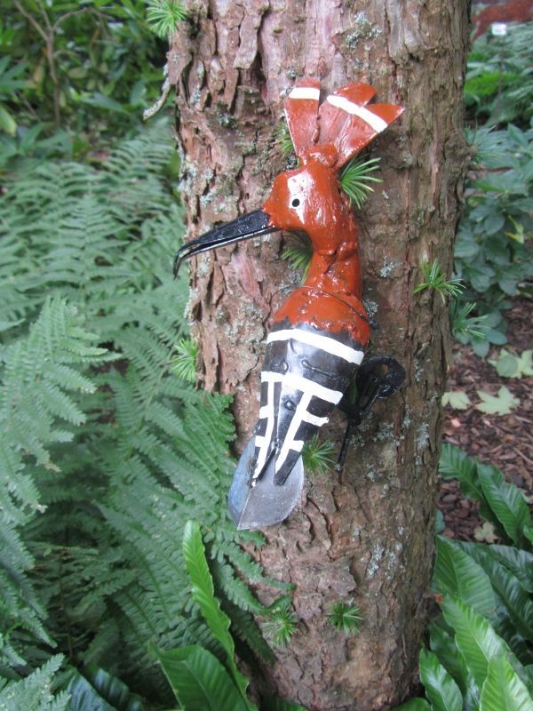 HOOPOE VOGEL - STREETART - FAIRTRADE - HANDMADE