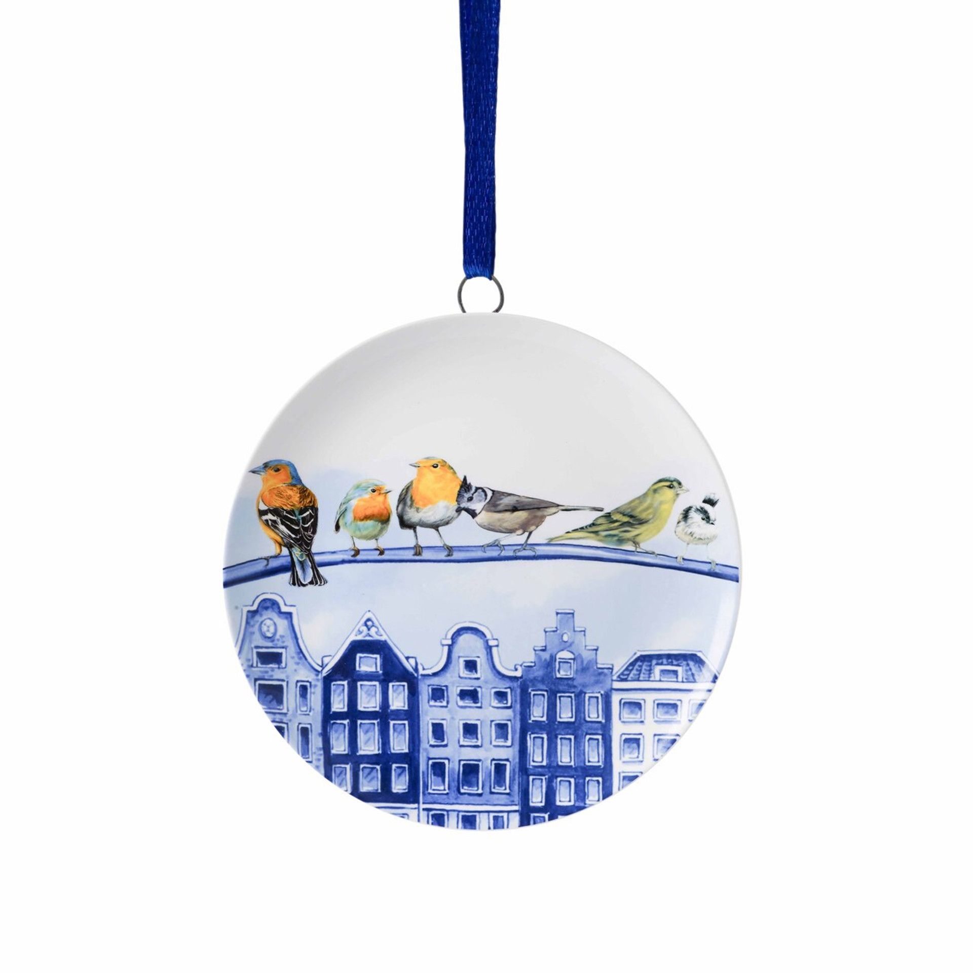 BOSVOGELTJES HANGER - HEINEN DELFTS BLAUW - GRACHTENPANDJES