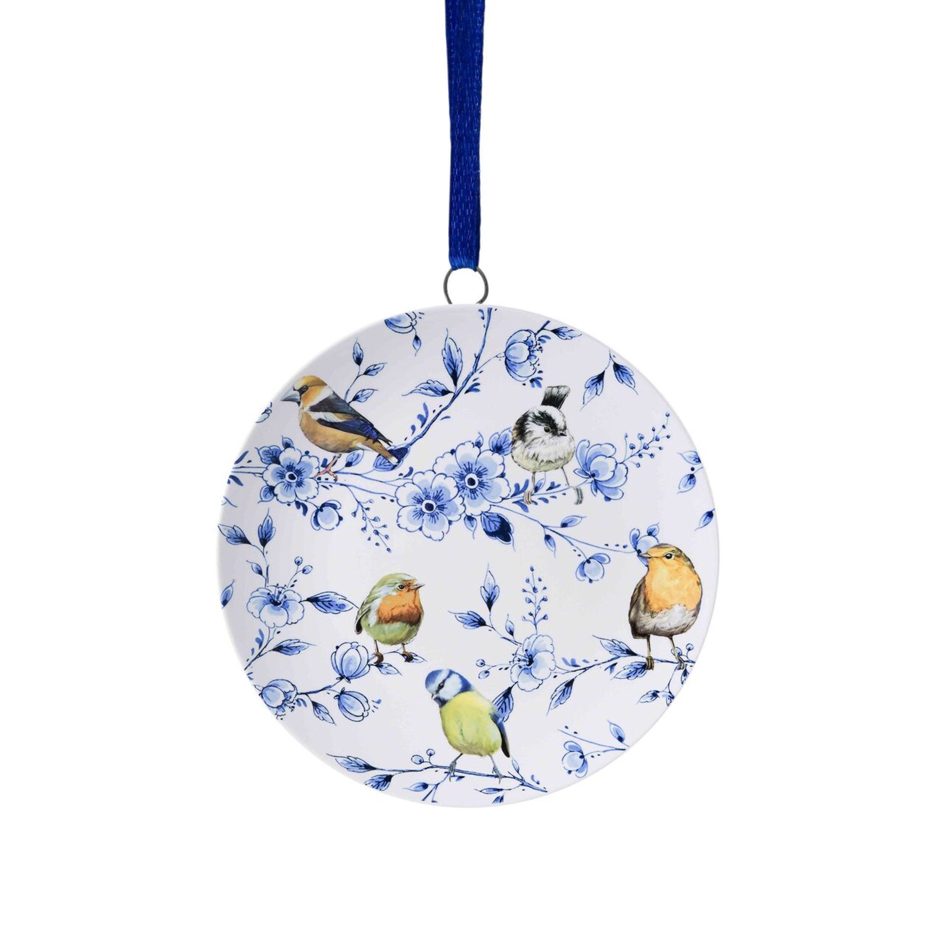 BOSVOGELTJES HANGER - HEINEN DELFTS BLAUW - BLOEMEN