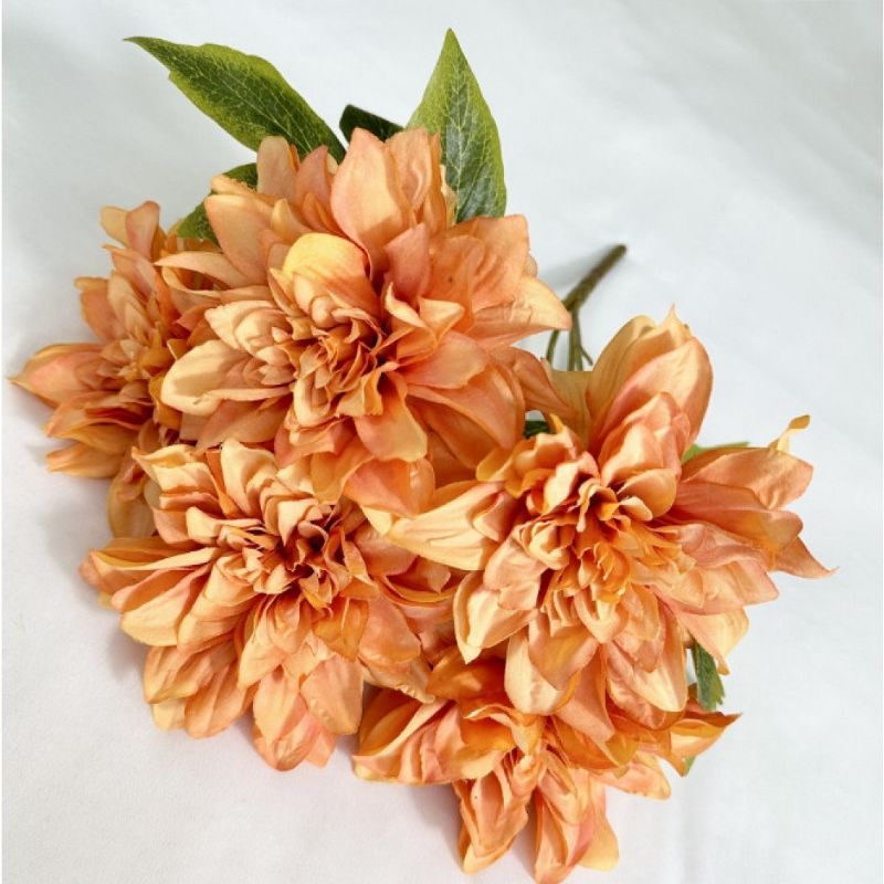 DAHLIA BOEKETJE - KINST - KARAMEL ORANJE