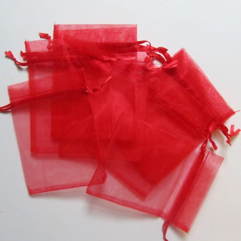 ORGANZA  ZAKJE - ROOD