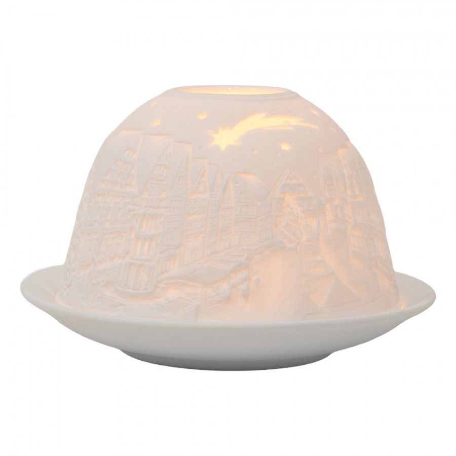 PRACHTIGE WAXINE LICHT HOUDER - HUISJES - CLAYRE & EEF